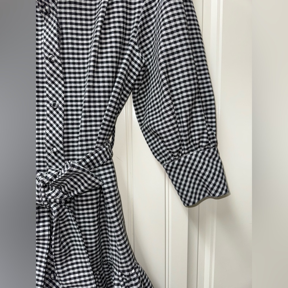 New Christy Lynn Diana gingham belted dress - Picture 3 of 5
